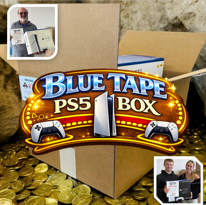 The Classic Liquidation Mystery Box - Blue Tape PS5 Chance Box Porch Pirates