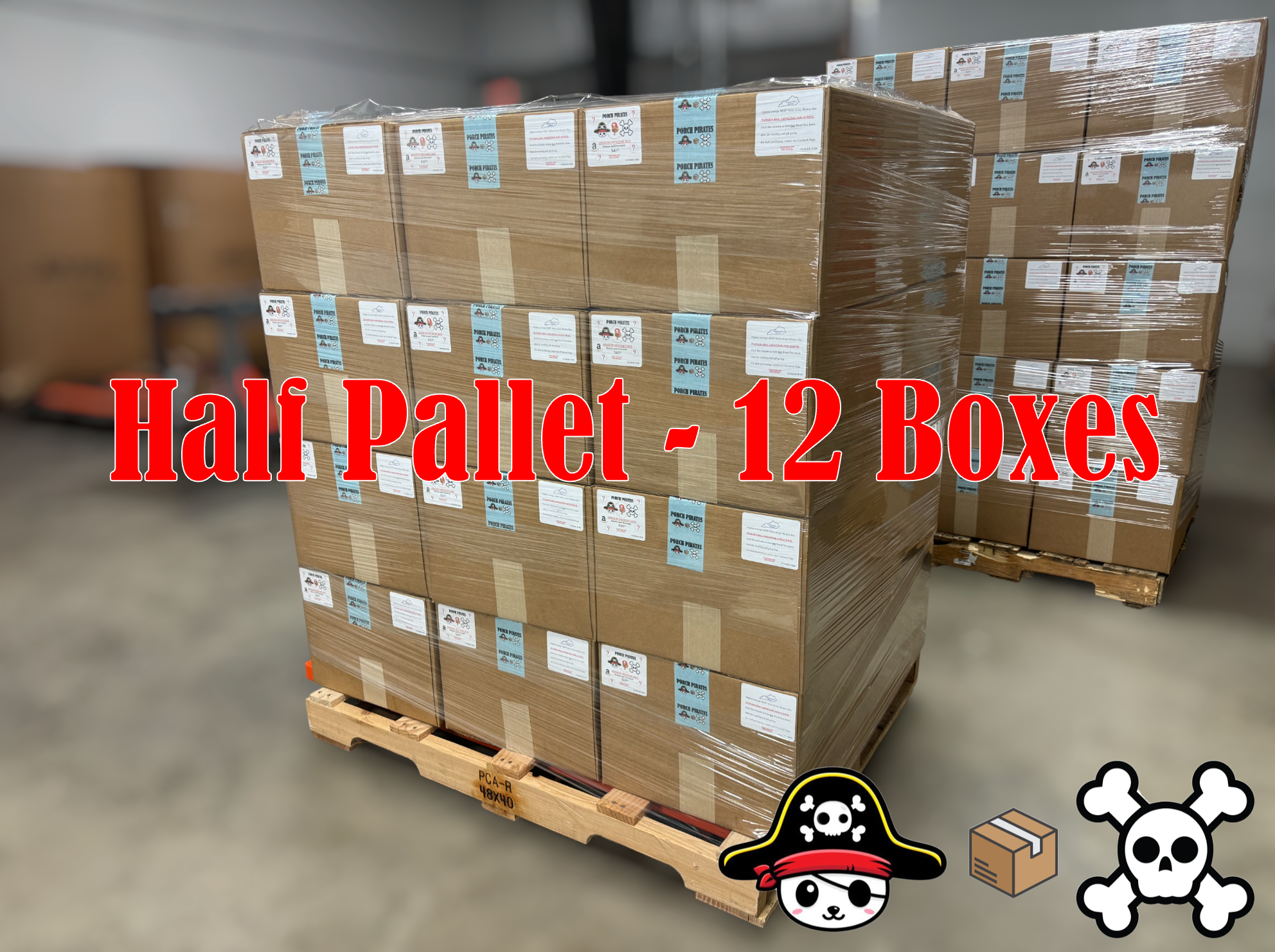 Half Pallet of Mystery Boxes