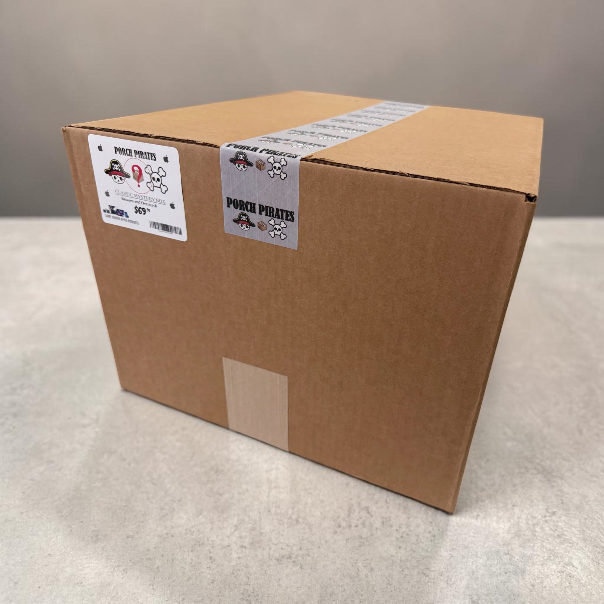 The Classic Liquidation Mystery Box - Silver Tape Apple Product Chance Box