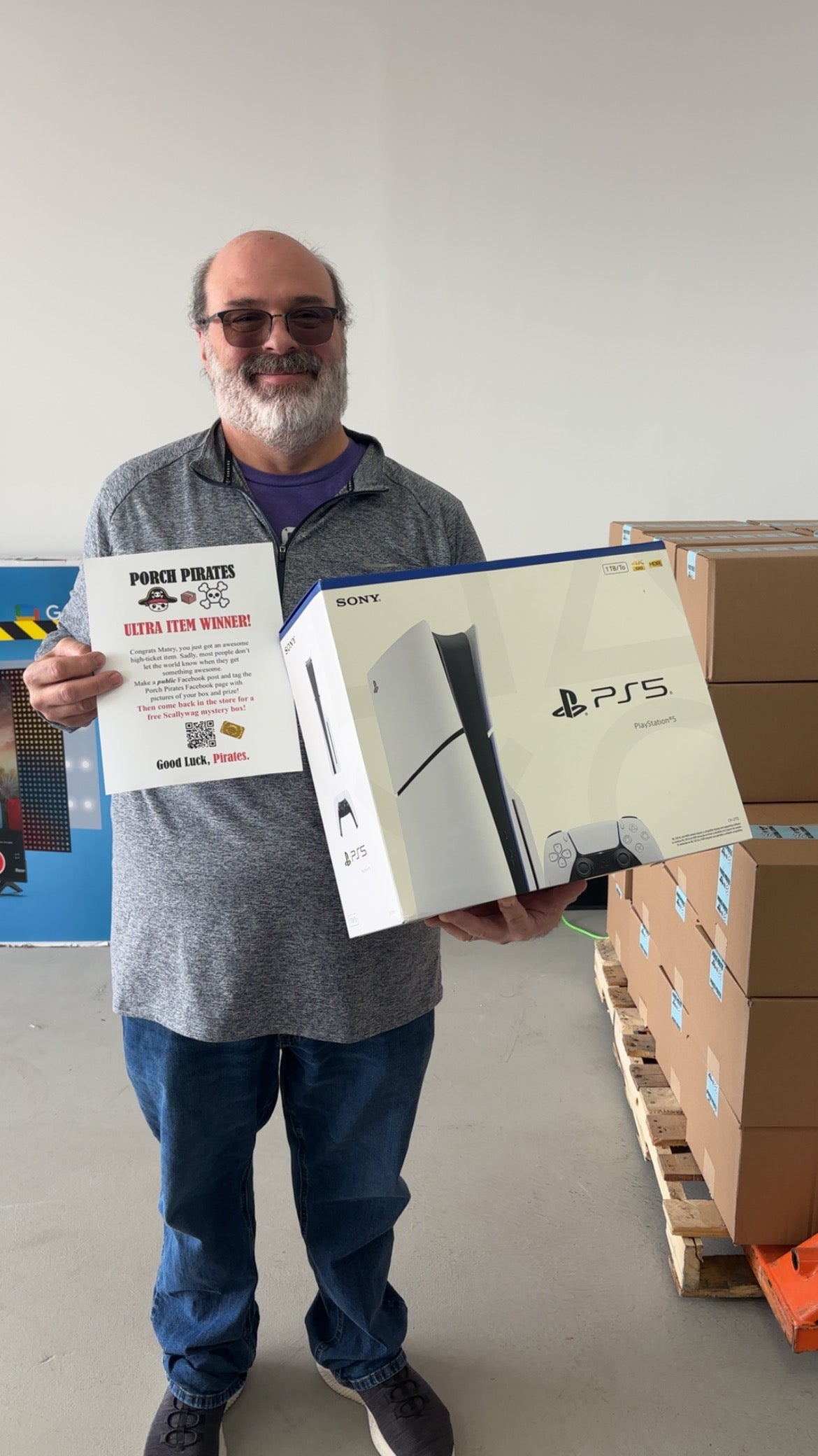 The Classic Liquidation Mystery Box - Blue Tape PS5 Chance Box
